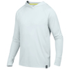Mustang Survival Adelphi UV Hooded Long Sleeve for Men Pebble Gray